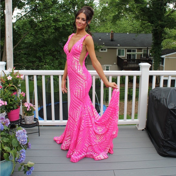 Jovani long prom dress - Picture 2 of 4